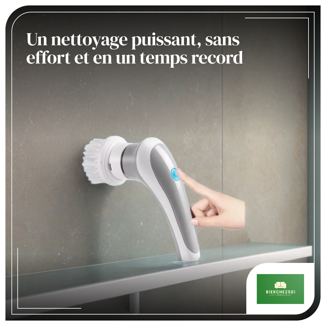 Brosse Rotative Nettoyeur  Multi-surface Electrique Nettoyage et Ménage Multi-fonctions